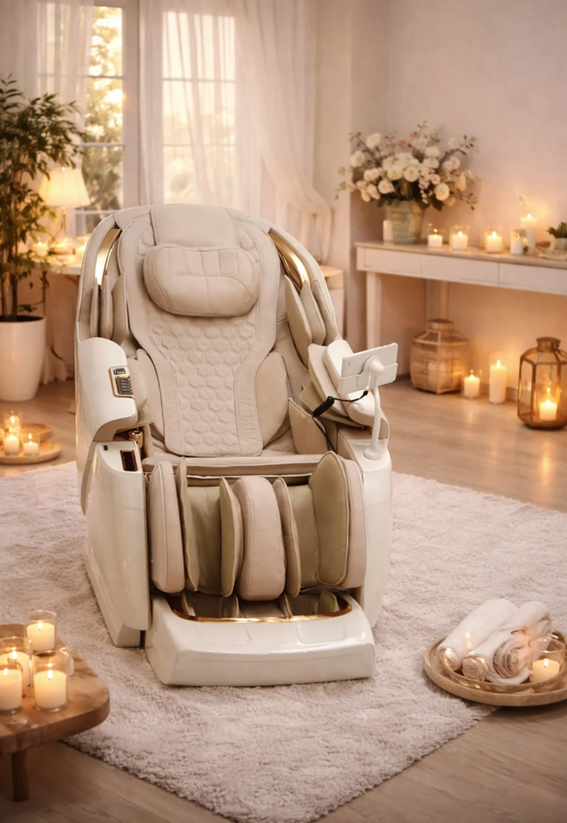 4D Massagesessel KIP KOP mit teleskopischem Massagemechanismus